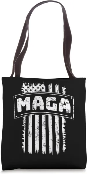 Republican Stars and Stripes MAGA Political 47th President Tote Bag