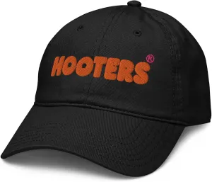 Restaurant Classic Orange Bubble Logo Adjustable Baseball Hat
