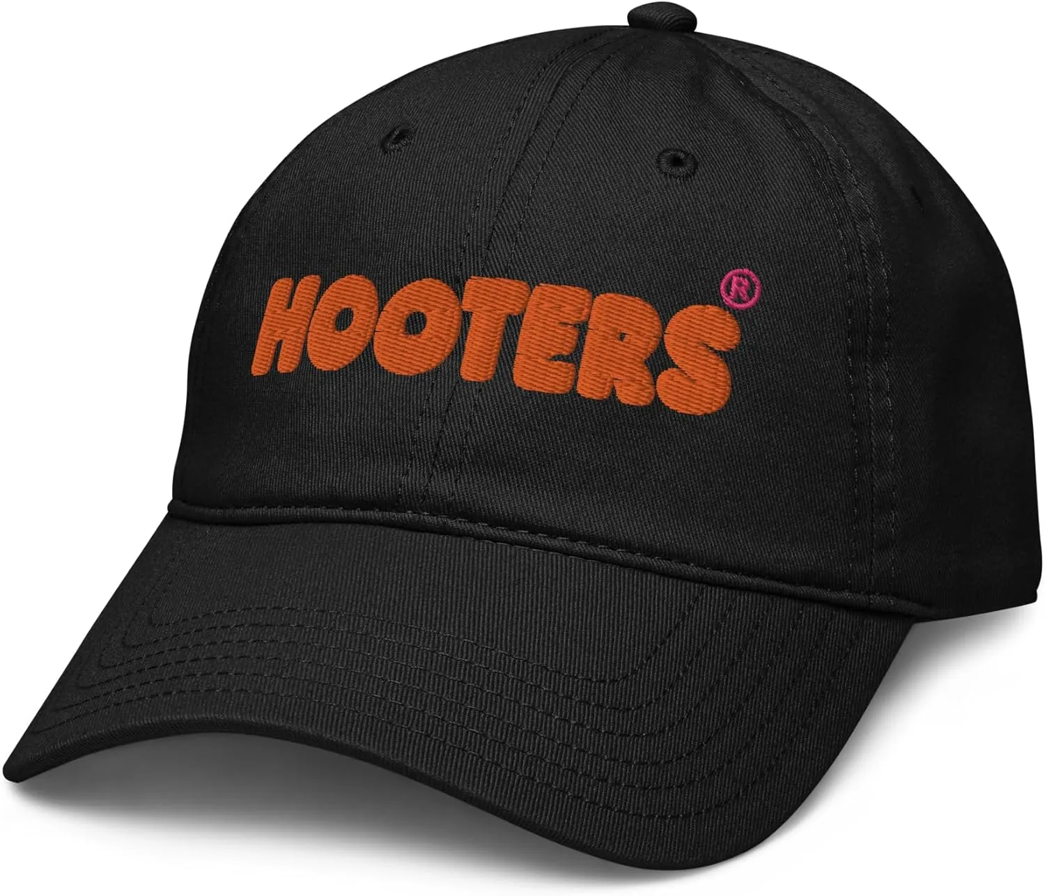 Restaurant Classic Orange Bubble Logo Adjustable Baseball Hat