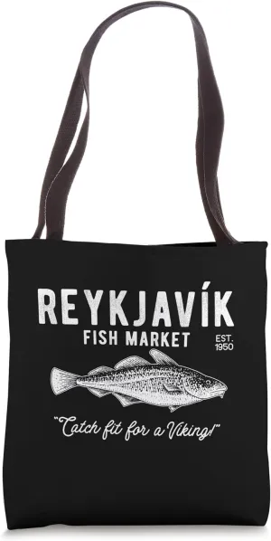 Reykjavík Fish Market Iceland Tote Bag