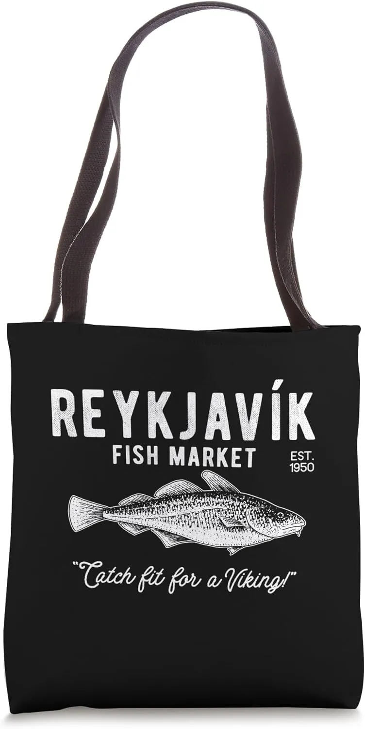 Reykjavík Fish Market Iceland Tote Bag