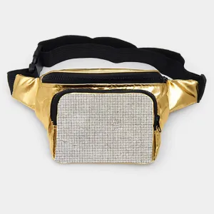 Rhinestone Embellished Fanny Pack