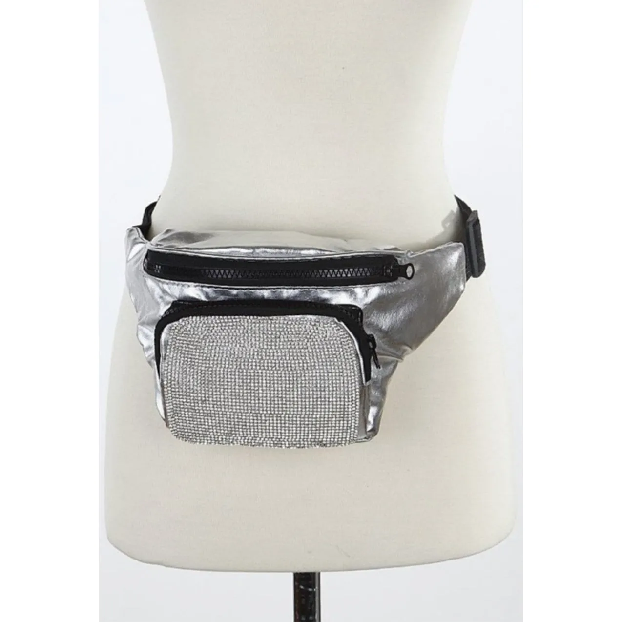 Rhinestone Embellished Fanny Pack