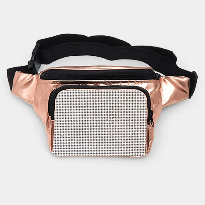 Rhinestone Embellished Fanny Pack