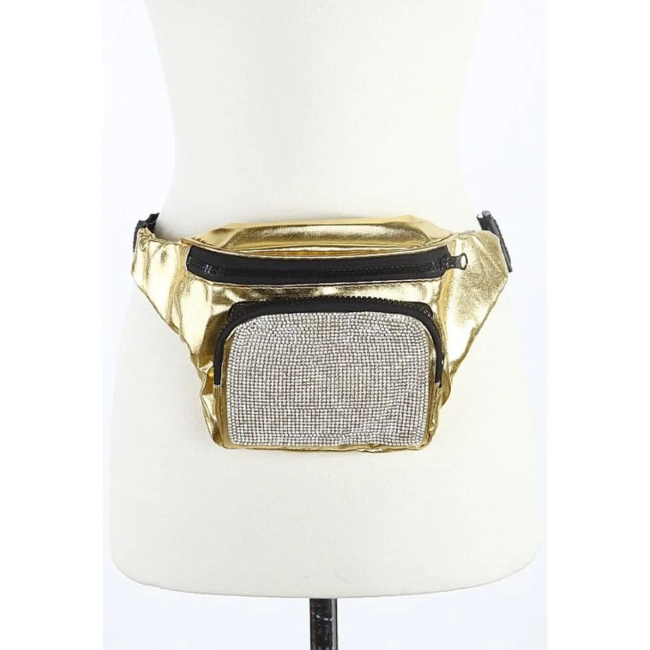 Rhinestone Embellished Fanny Pack