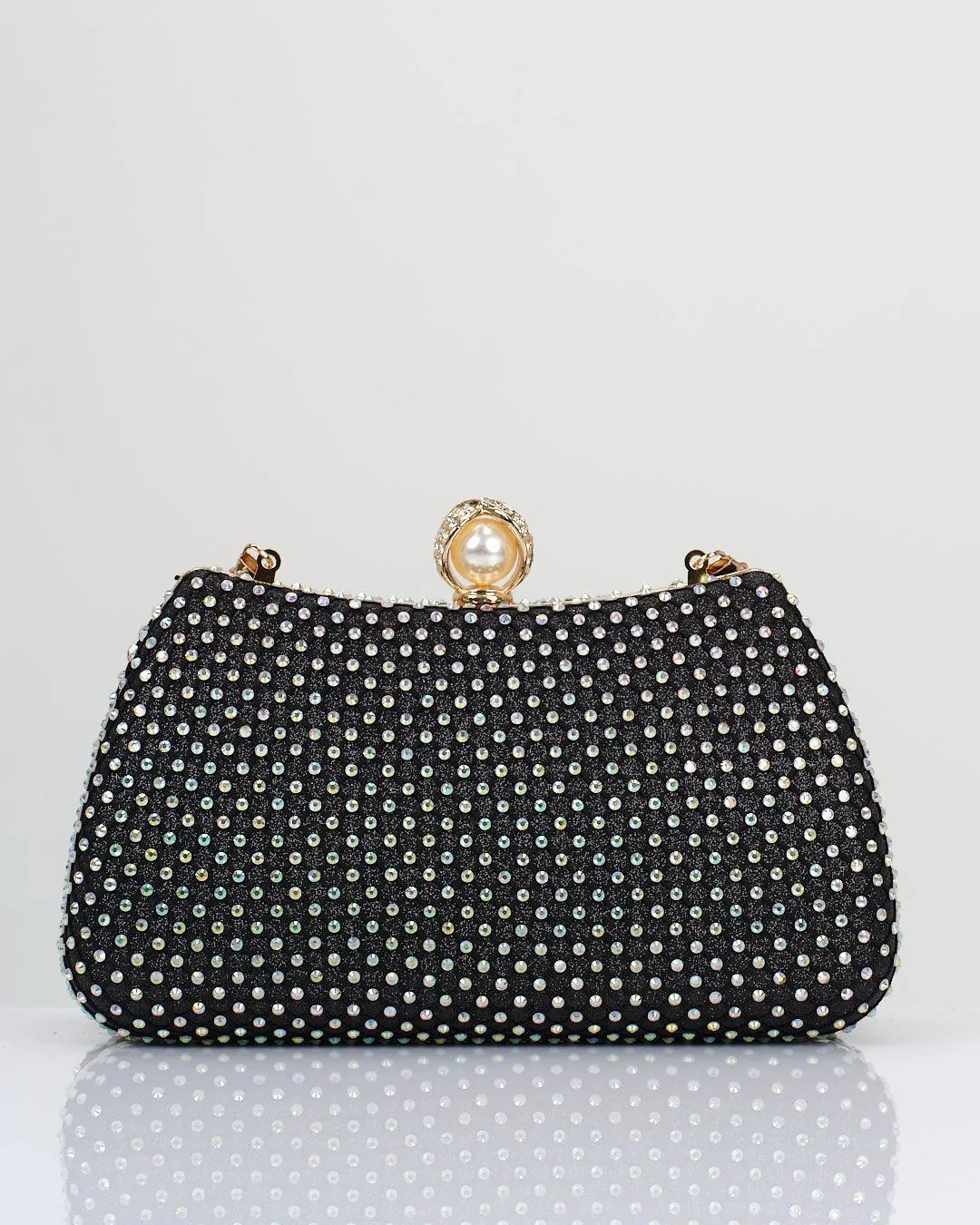 RHINESTONE EMBELLISHED HANDBAG