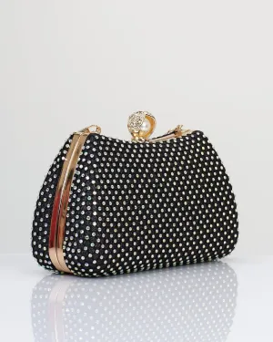 RHINESTONE EMBELLISHED HANDBAG
