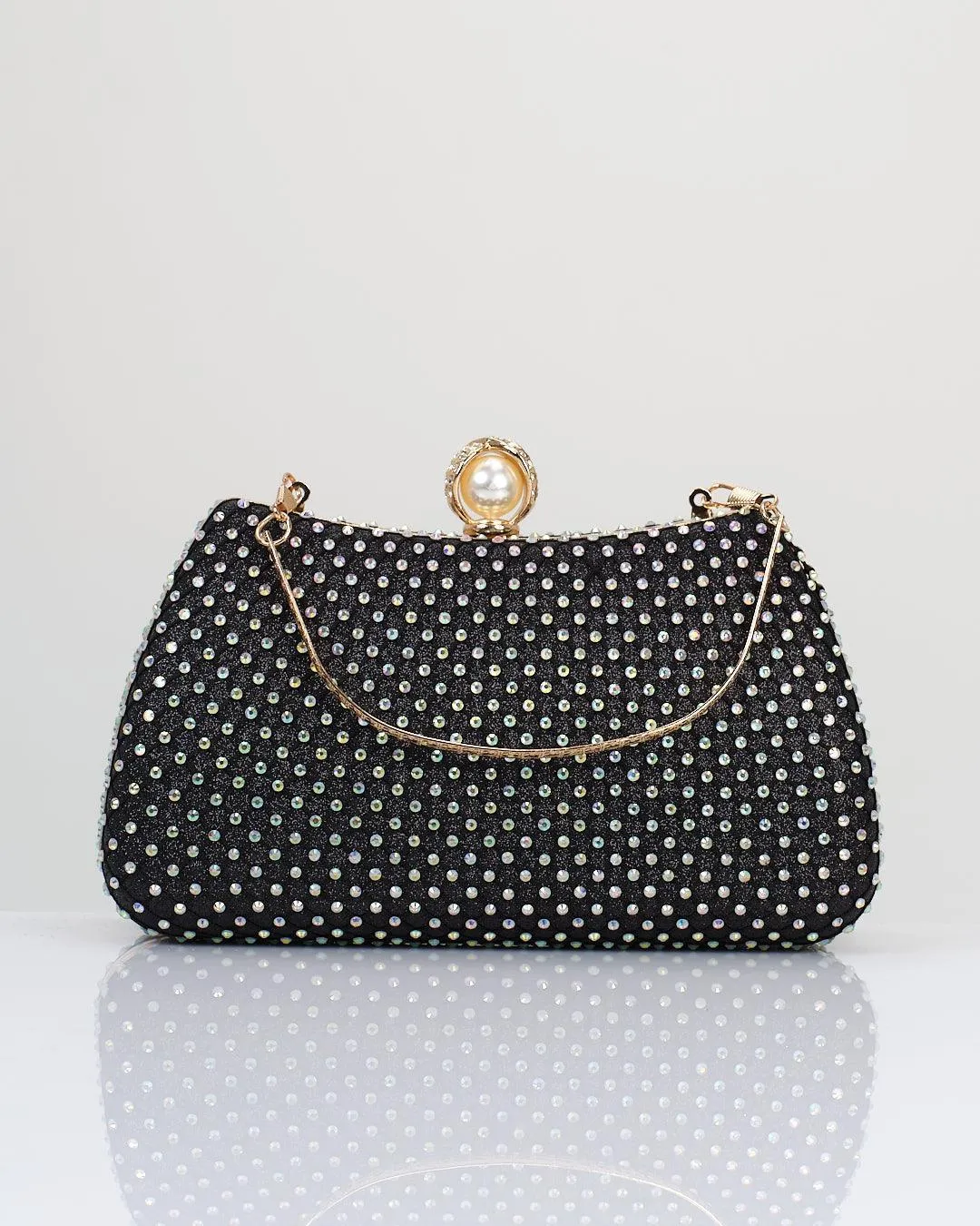 RHINESTONE EMBELLISHED HANDBAG