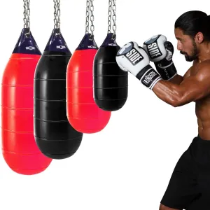 Ringside Hydroblast Water Heavy Bag - Large, Red - MMA Water Bag - Mixed Martial Arts - Adult