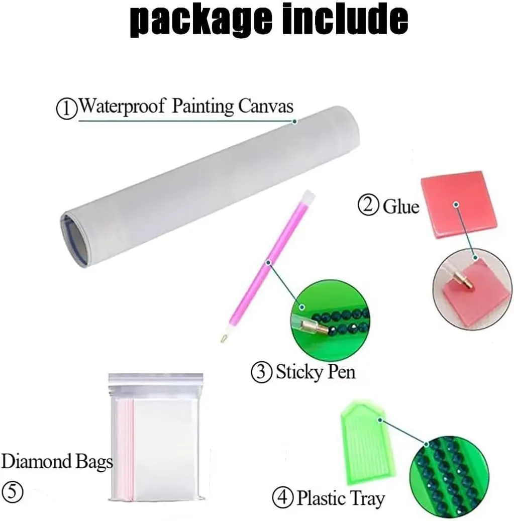 River Forest Diamond Painting Kits for Adults, Paint By Numbers Kit for Adults, Diamond Art Kits for Adults, Art Supplies for Adults Craft Kits, Gem Art Diamond Dots, Home Wall Decor, 24x71inch A206