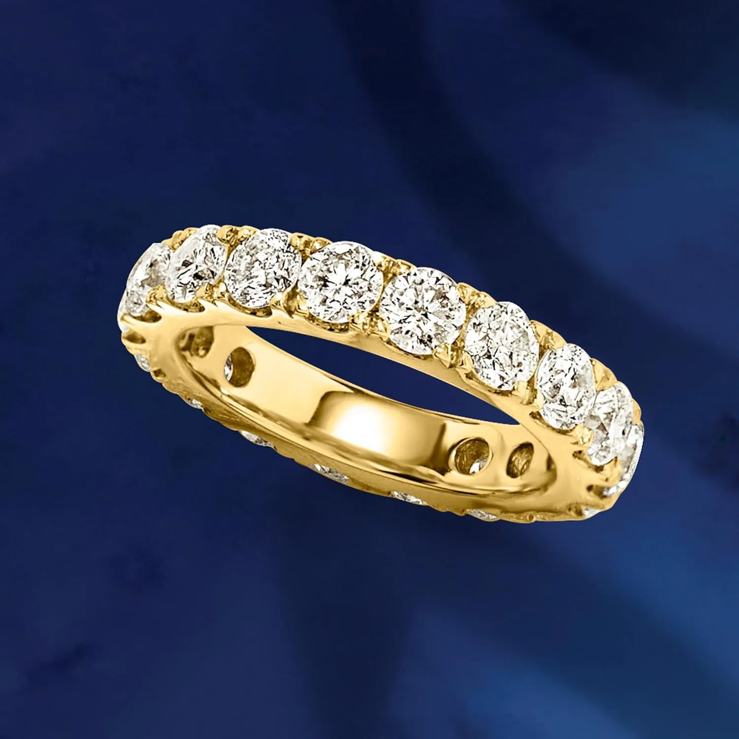 Ross-Simons Diamond Eternity Band Made in 14kt Yellow Gold