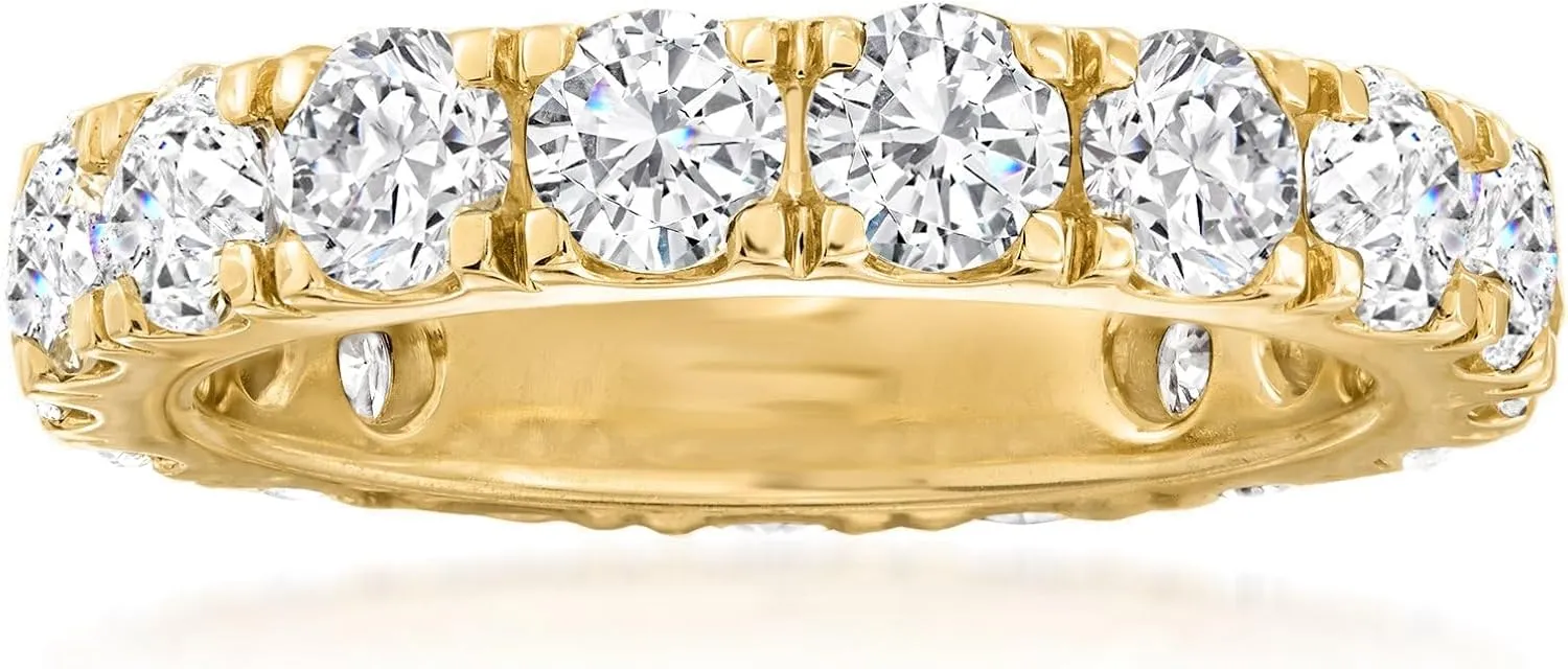 Ross-Simons Diamond Eternity Band Made in 14kt Yellow Gold