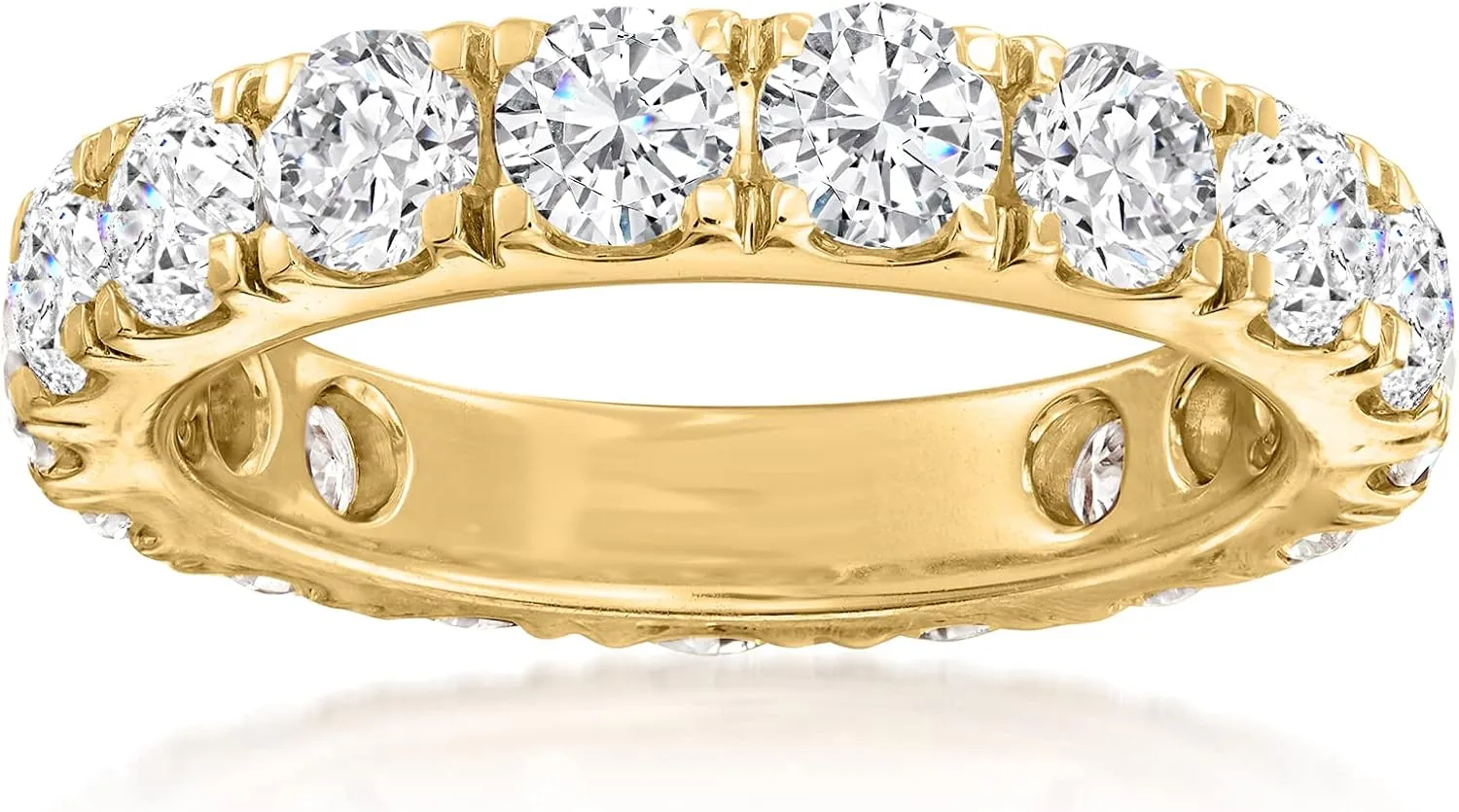 Ross-Simons Diamond Eternity Band Made in 14kt Yellow Gold