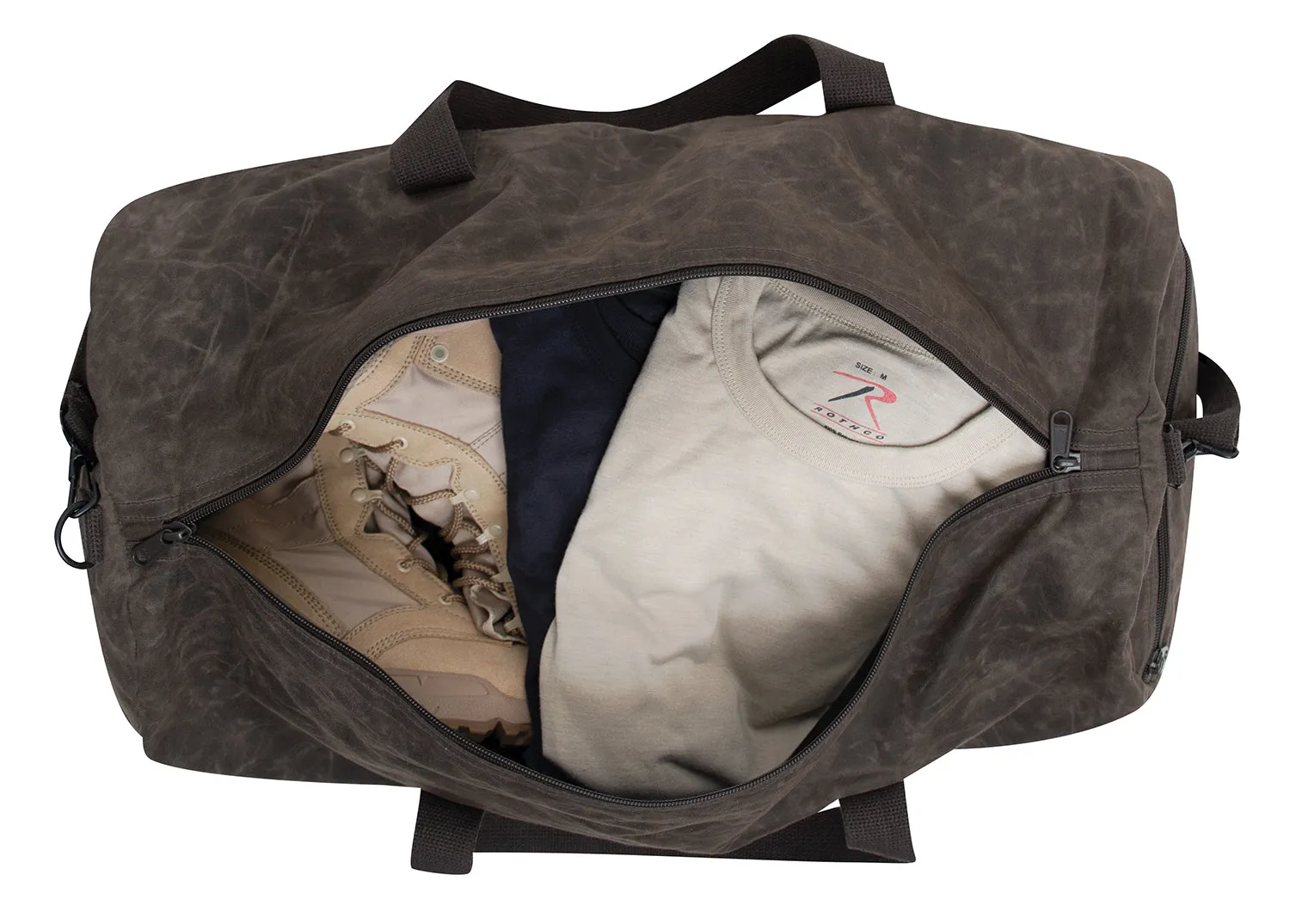 Rothco Waxed Canvas Shoulder Duffle Bag - 24 Inch