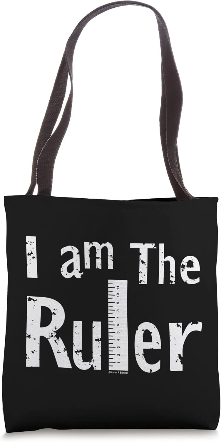 Ruler Funny Math Tote Bag