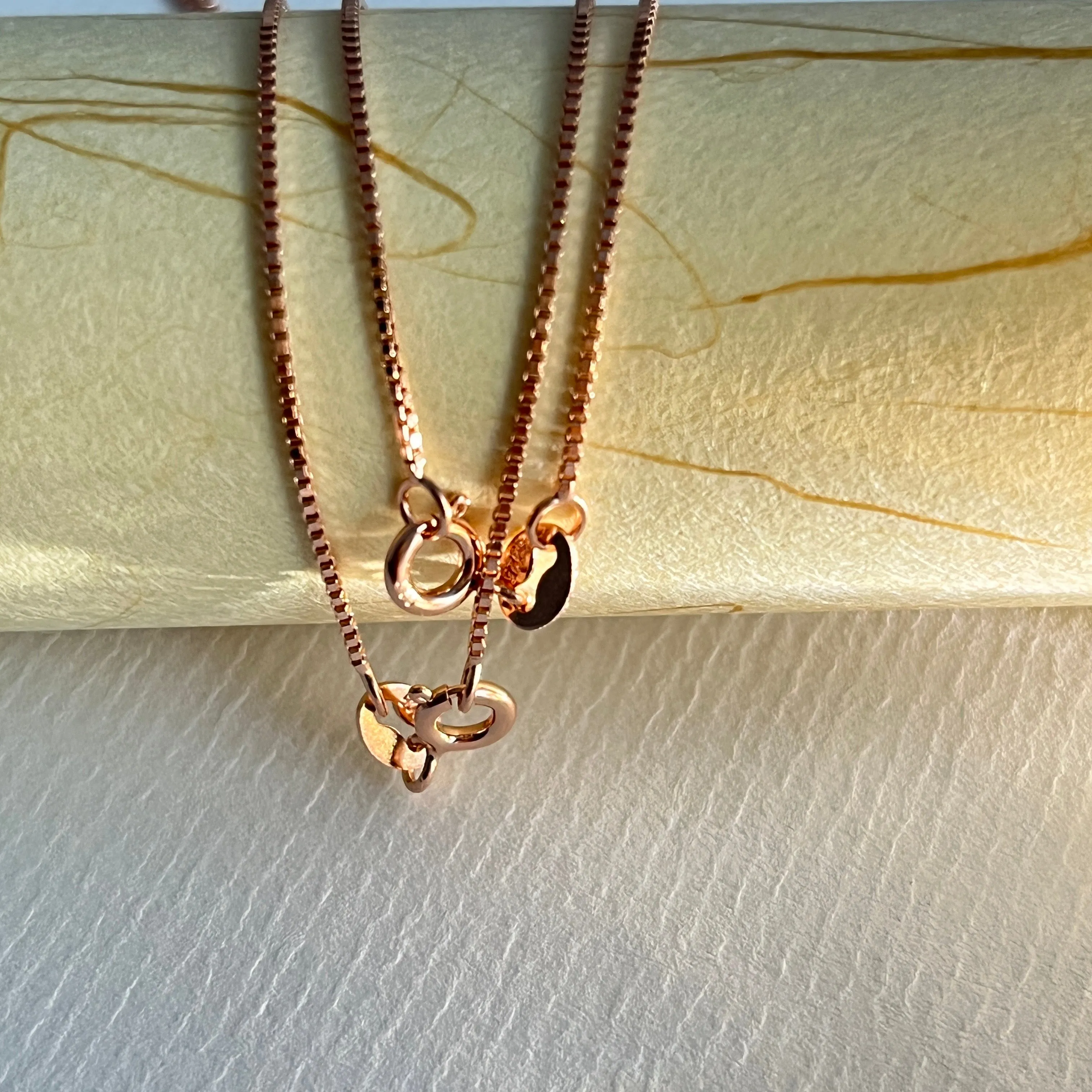 S925 Silver 0.8mm Box Chain For Pendant Wholesale