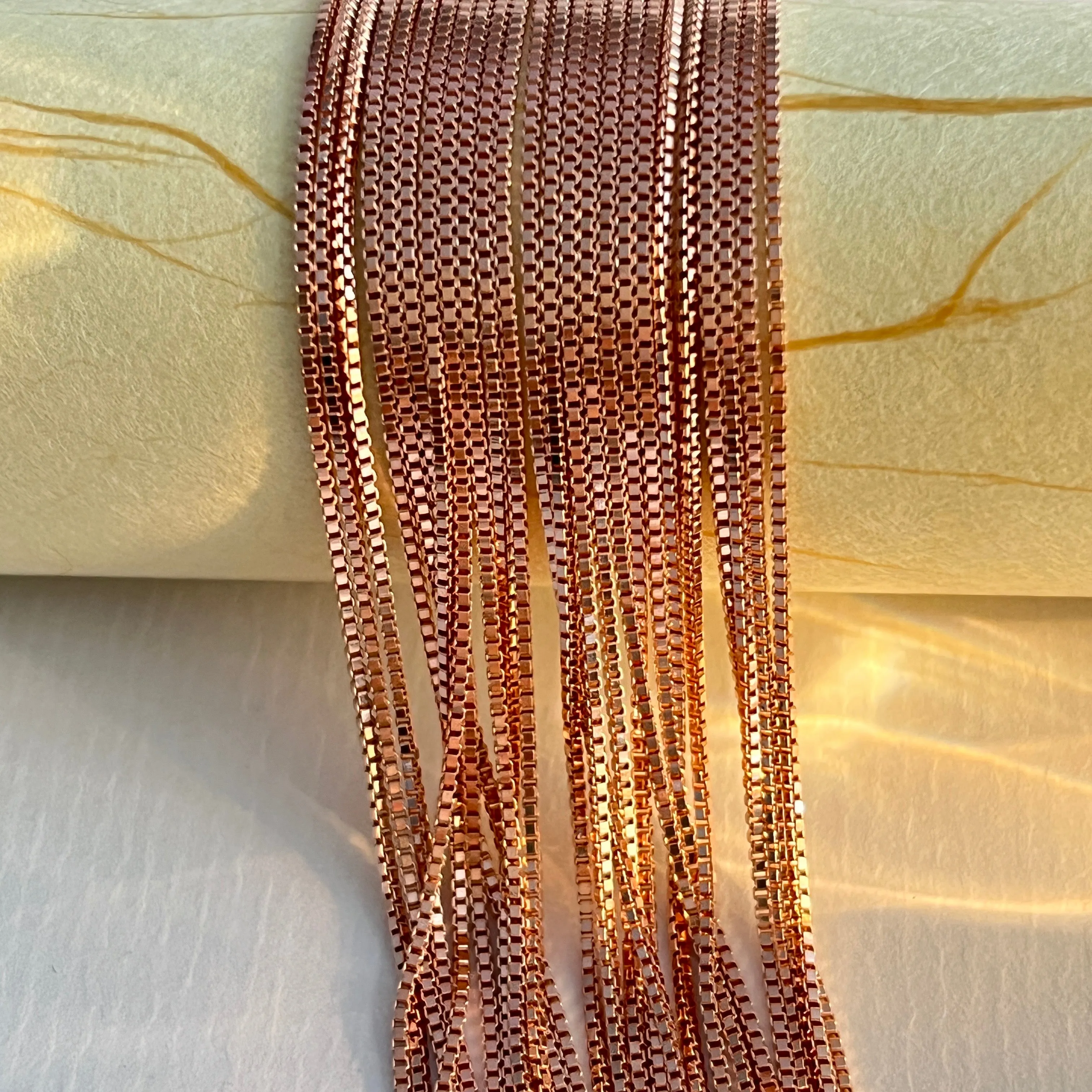 S925 Silver 0.8mm Box Chain For Pendant Wholesale