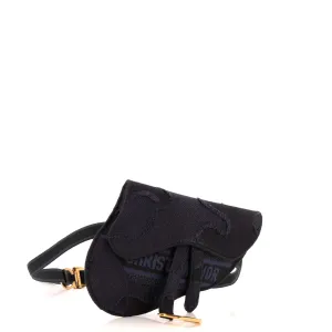 Saddle Belt Bag Camouflage Embroidered Canvas