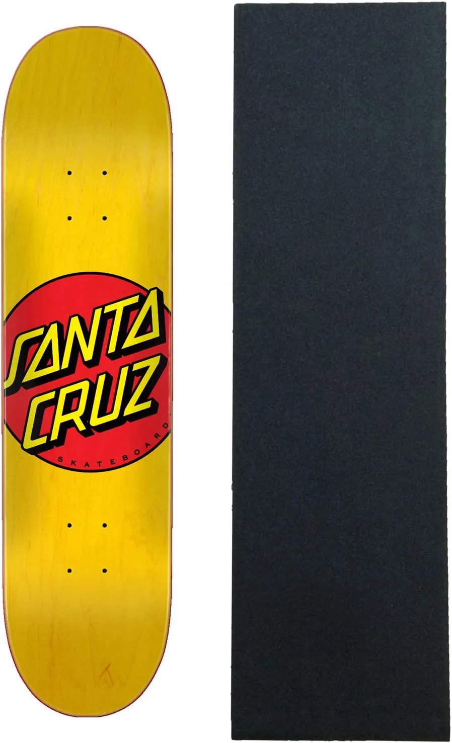 Santa Cruz Skateboards Deck Classic Dot Yellow 7.75" x 31.61" with Grip