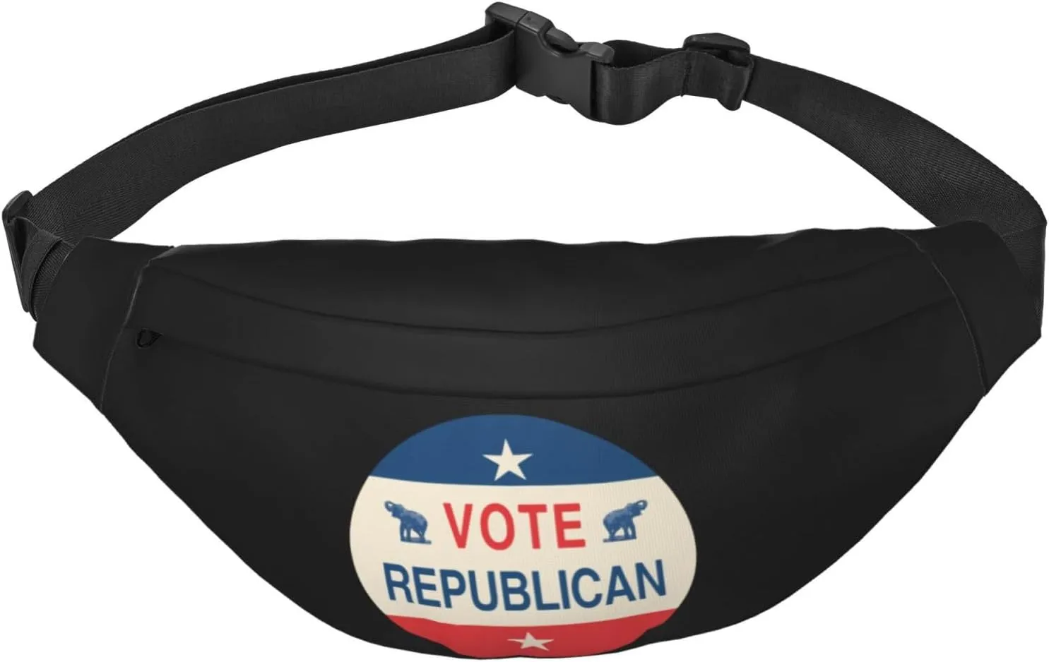 Save America Vote Red Republican Fanny Packs Mans Woman Adjustable Crossbody Bag For Sports Leisure Travel Cycling Hip Pack
