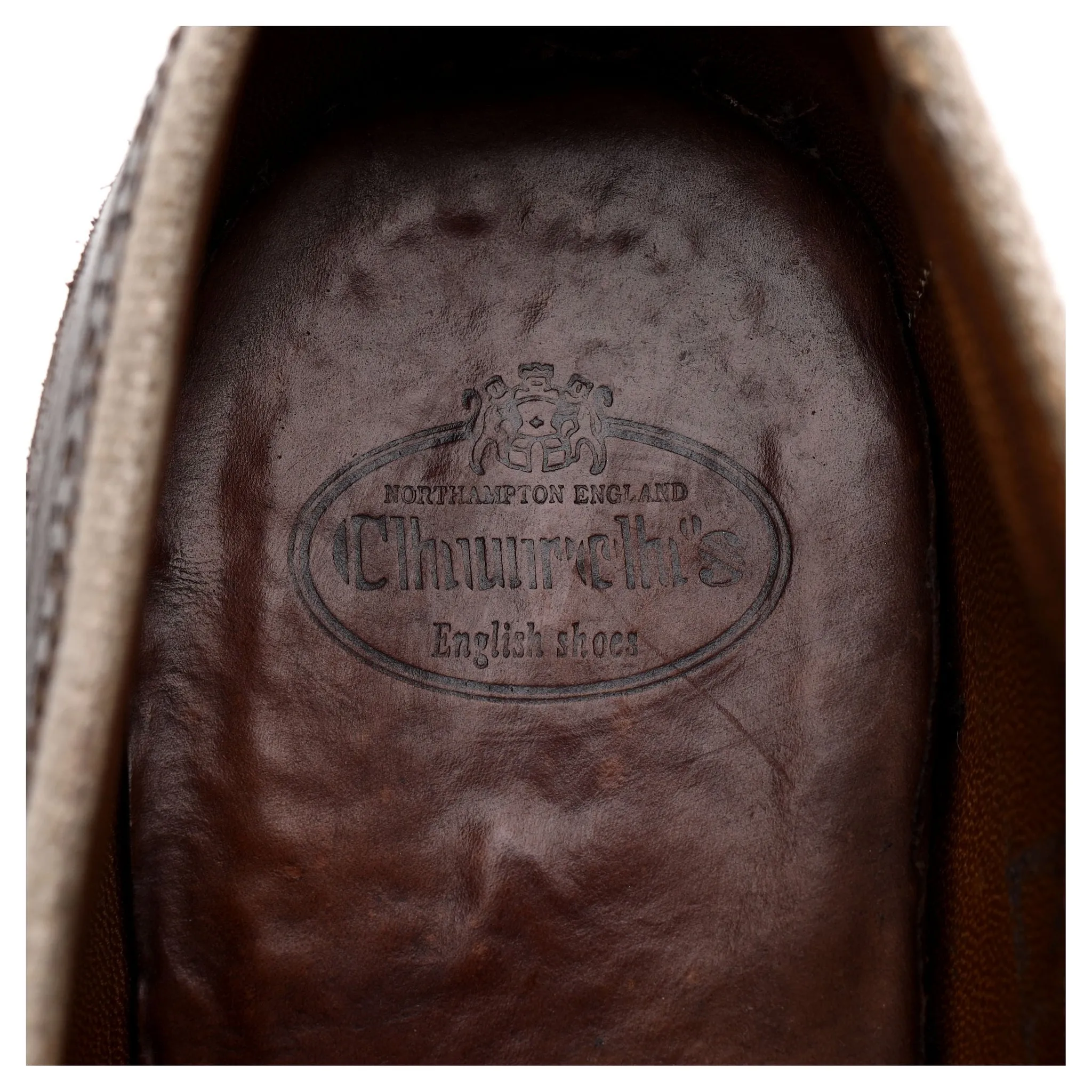 'Shanghai' Dark Brown Leather Monk Strap UK 10 F