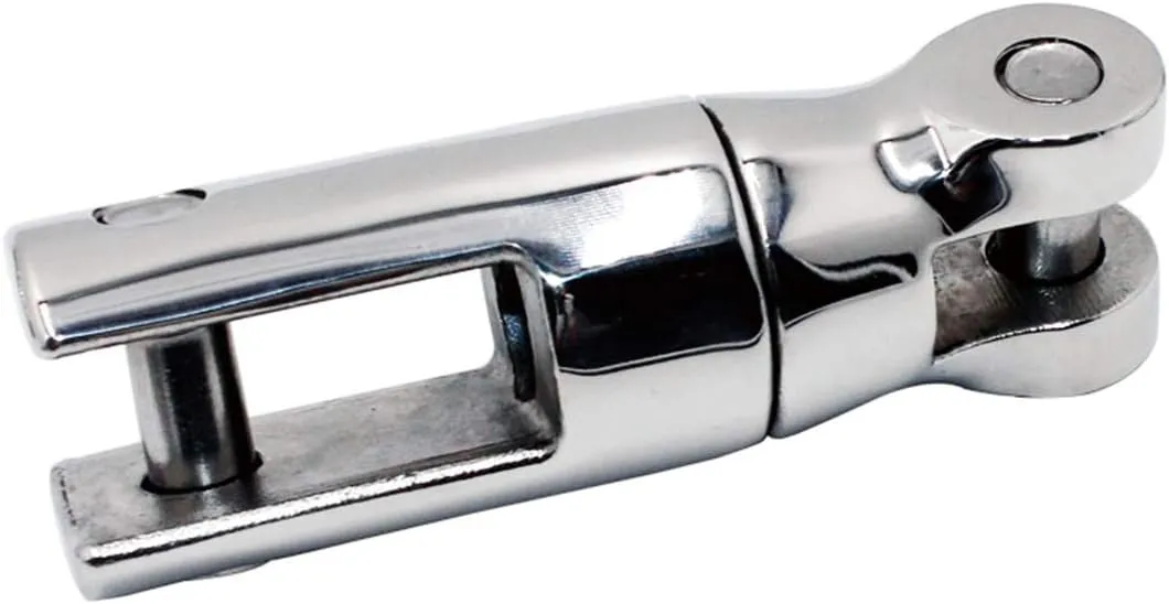 SHENGHUISS Heavy Duty Boat Anchor Chain Swivel Connector 316 Stainless SteelMulti-Directional Anchor Roller (2 Sizes)