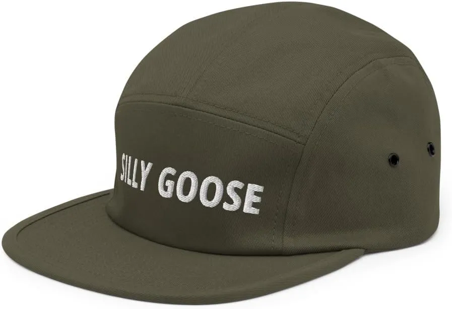 Silly Goose Hat (Embroidered Five Panel Cap)