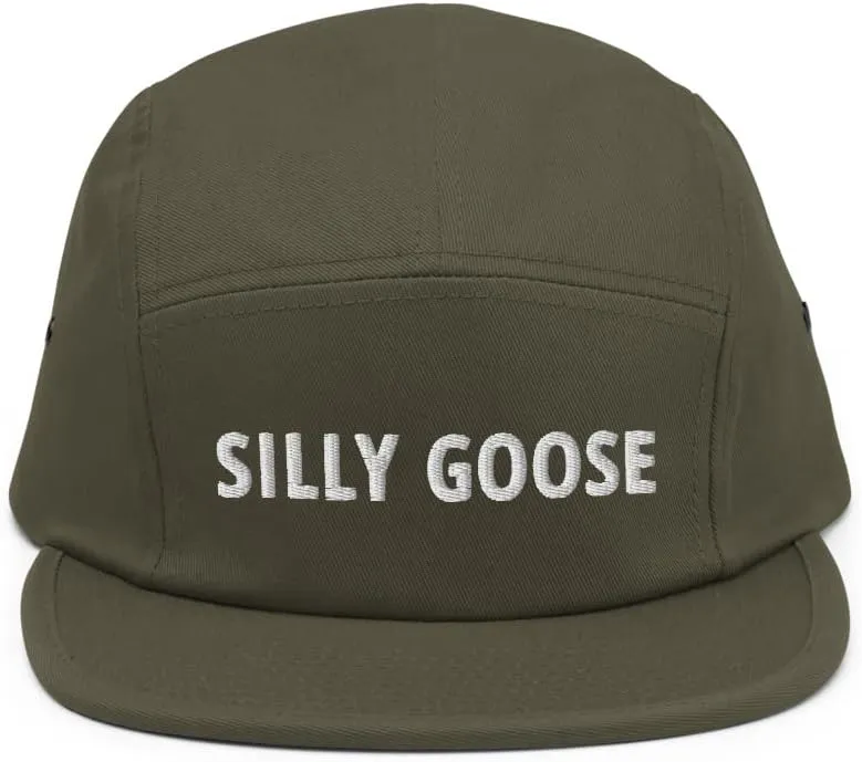 Silly Goose Hat (Embroidered Five Panel Cap)