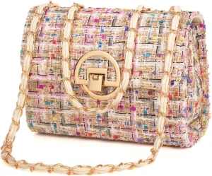 Small Shoulder Bags for Women Leather Cross Body Purses Cute Designer Trendy Handbags Evening CrossBody Bag Clutch