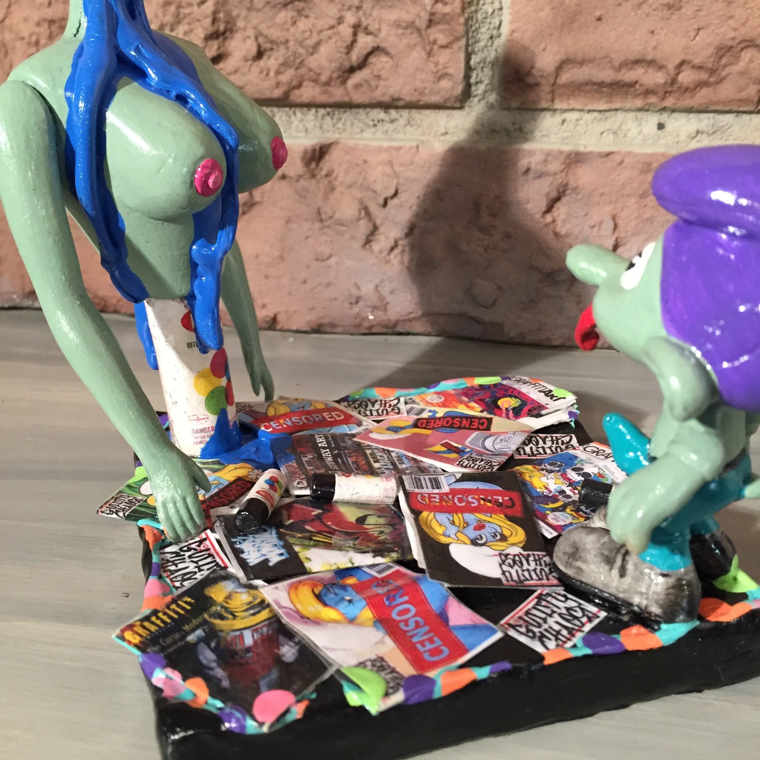 SMURF BONER GRAFFITI SCENE