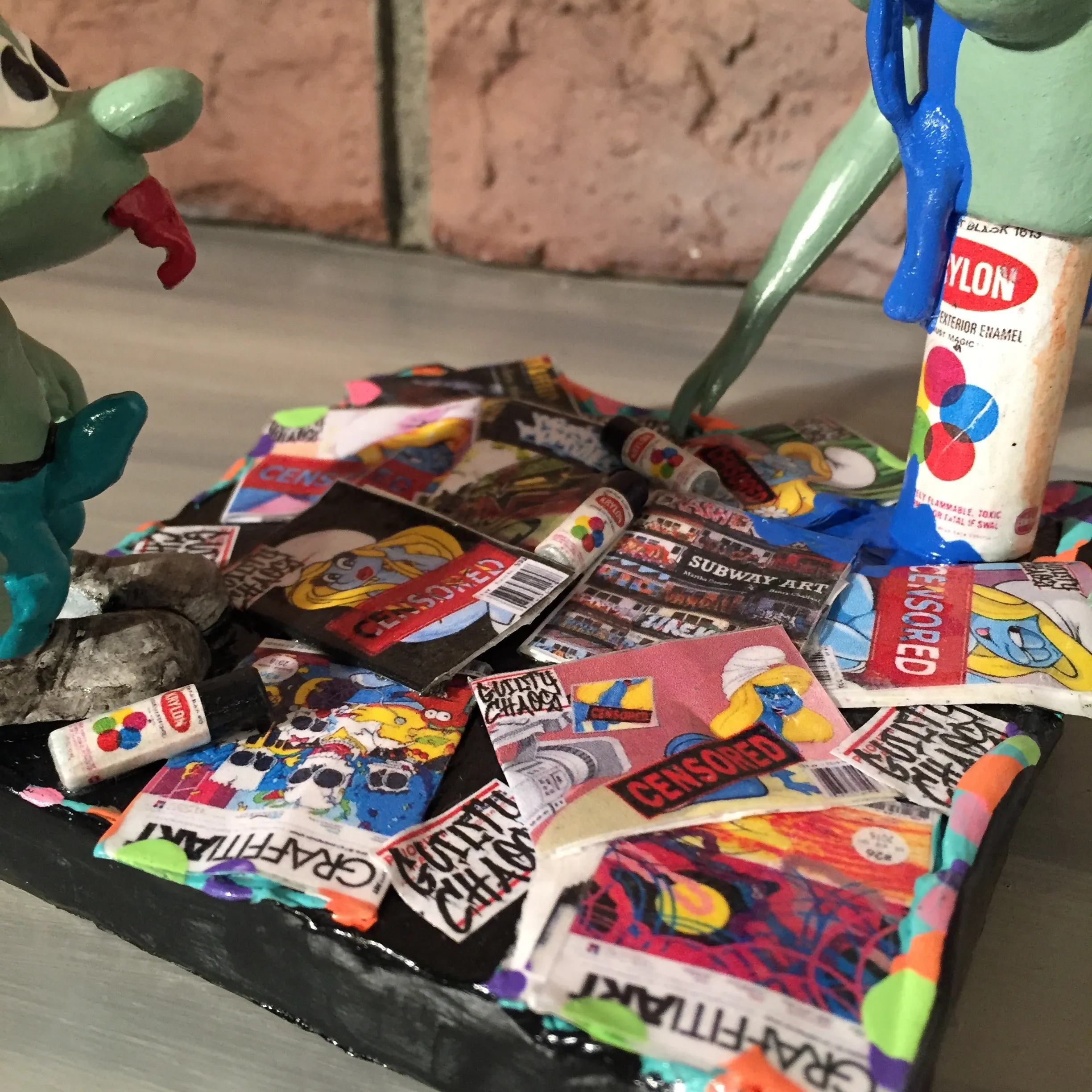 SMURF BONER GRAFFITI SCENE