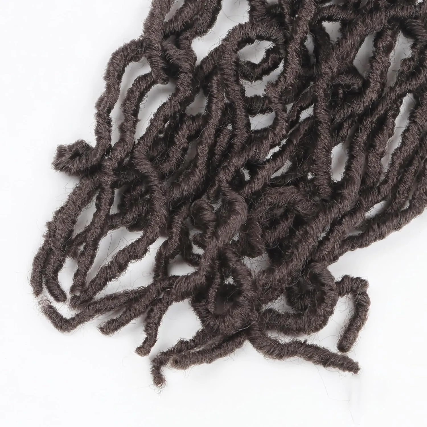 Soft Locs 30 Inch Synthetic 8 Packs Faux Locs Pre Looped Curly Wavy Crochet Hair For Black Women Hair Extensions