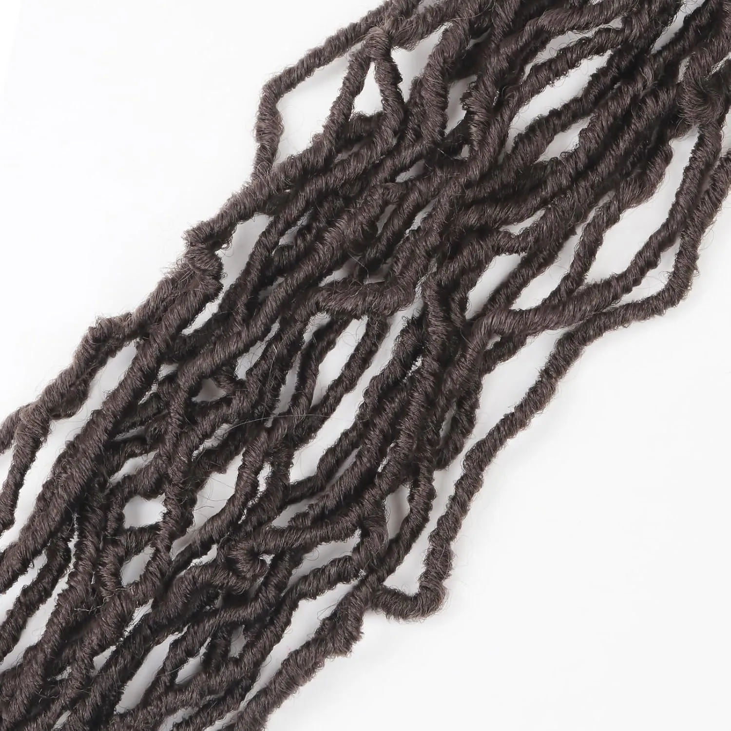 Soft Locs 30 Inch Synthetic 8 Packs Faux Locs Pre Looped Curly Wavy Crochet Hair For Black Women Hair Extensions