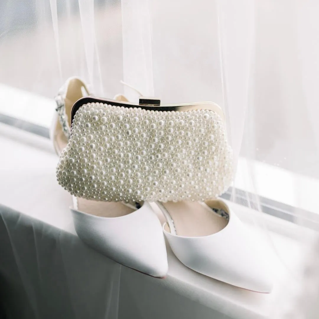 Soft Pearl Clutch (Silver)
