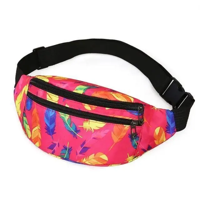 Sports Running Stylish Waist Belt Colorful Printed Cross Body Fashion Chest Bag New Travel And Outdoor Chest Bag
