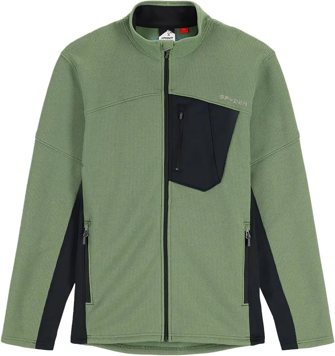 Spyder Men's Bandit Hybrid Full Zip Mid Layer Jacket