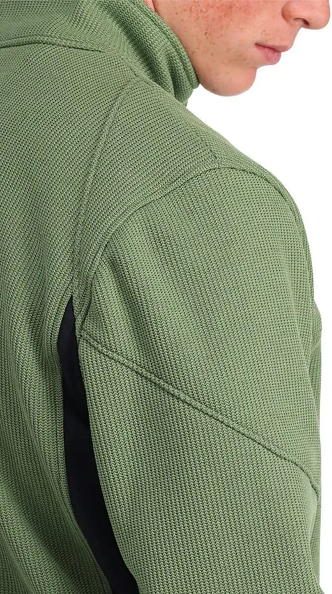 Spyder Men's Bandit Hybrid Full Zip Mid Layer Jacket
