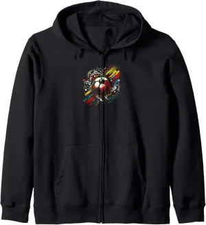 Street Kick Zip Hoodie