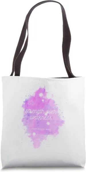 Strength Over Weakness Galaxy - Diamond-Blackfan Awareness Tote Bag