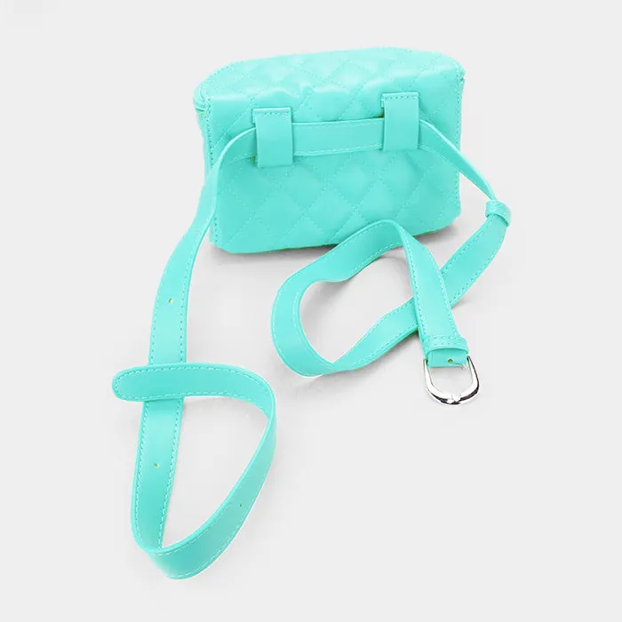 Studded Leather Fanny Pack