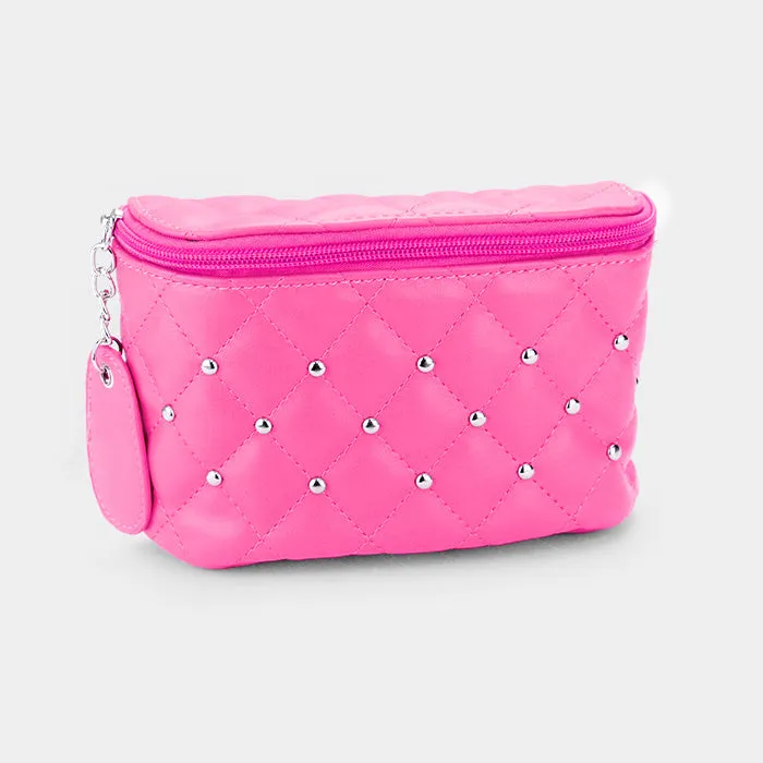 Studded Leather Fanny Pack