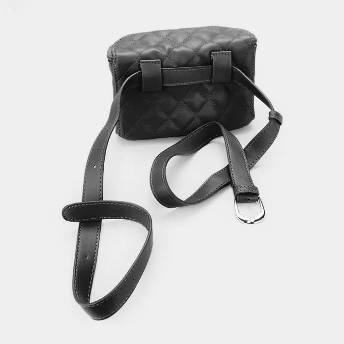 Studded Leather Fanny Pack