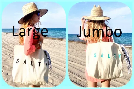 SUNKISSED over sized canvas tote