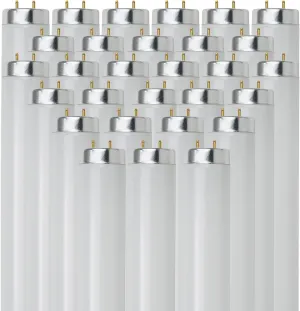 Sunlite 30032 F40T12/DX 4-Foot T12 Dulux Straight Tube Fluorescent Lamp, 40 Watts, 2550 Lumens, 6500K Daylight, 90 CRI, Medium Bi-Pin G13 Base, ROHS Compliant, 30 Count