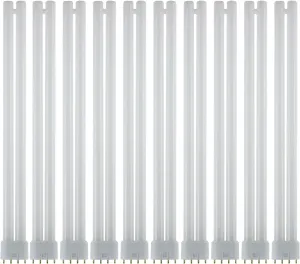 Sunlite FT36DL/835/10PK Compact Fluorescent 36W Twin Tube Light Bulbs, 3500K Neutral White Light, 2G11 Base, 10 Pack