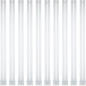 Sunlite FT40DL/841 Twin Tube Compact Fluorescent Lamp, FT 4-Pin, 40 Watts, 3150 Lumens, 4100K Cool White, 4-Pin (2G11) Base, ROHS Compliant, 10 Pack