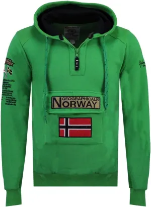 Sweatshirt Gymclass Hoodie Man Cotton Blend Fluorescent Green Xl