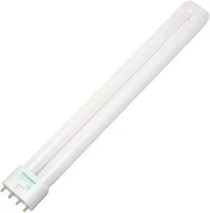 Sylvania 046135205972 20597 20597-FT24DL/830/ECO-24 Watt CFL Light Bulb-Compact Fluorescent-4 Pin 2G11 Base-3000K, 1 Count (Pack of 1), White