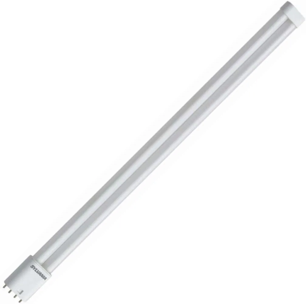 SYLVANIA TT5 SubstiTUBE DULUX LED Tube Light Bulb, Efficient 17W, Non-Dimmable, 2350 Lumens, 3000K, Frosted, Warm White (40100)