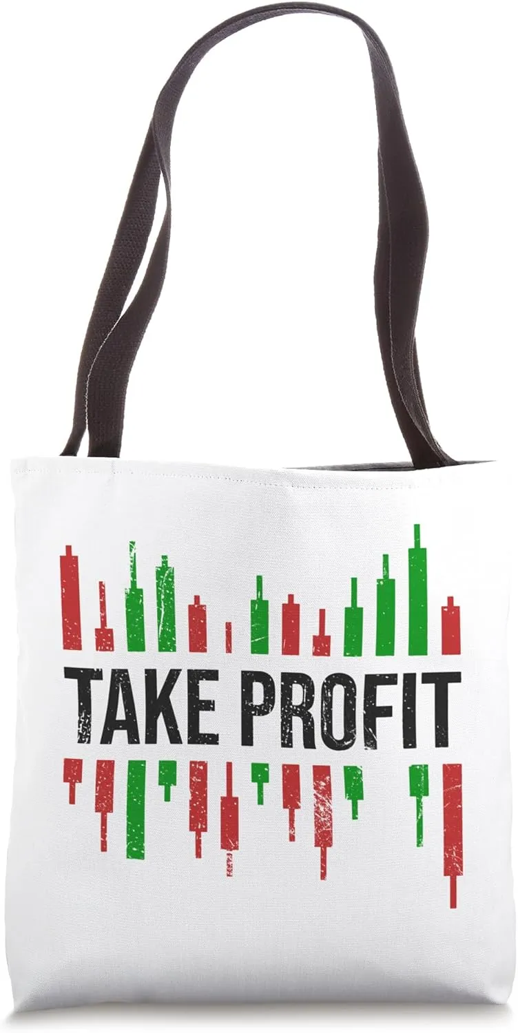Take Profit - Crypto Investors and Traders Trading Lover Tote Bag